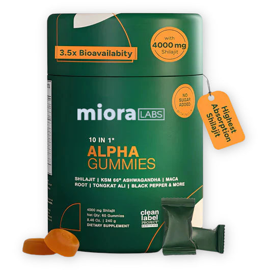 Miora Labs™ Shilajit Alpha Gummies
