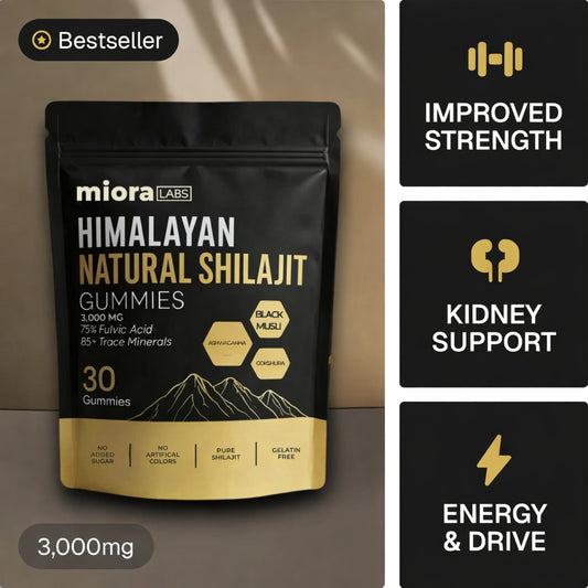 Miora Labs™ Himalayan Shilajit Gummies